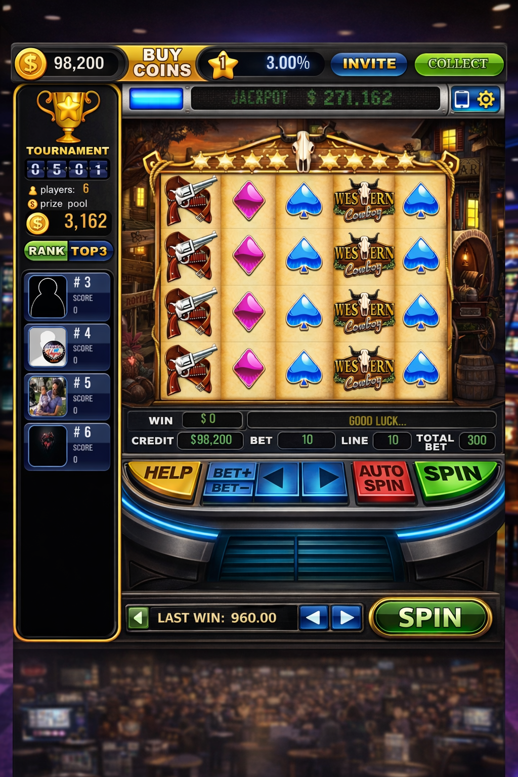 Gala Casino game